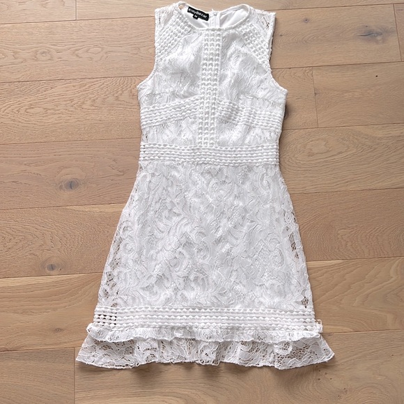 NWOT White Lace Dress (XS) - Picture 1 of 4
